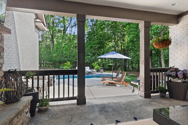 1076 Pretender Way, Columbia, TN 38401 - view of patio / terrace featuring an outdoor pool