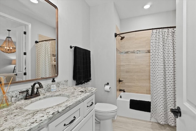 1076 Pretender Way, Columbia, TN 38401 - full bath featuring vanity, toilet, and shower / tub combo with curtain