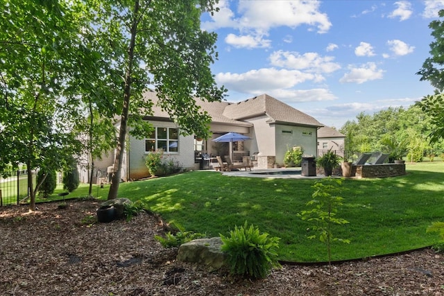 1076 Pretender Way, Columbia, TN 38401 - rear view of property with a patio area and a shingled roof