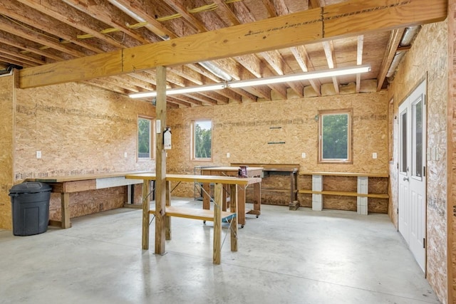 254 Davis Rd, Lebanon, TN 37087 - miscellaneous room featuring a workshop area and concrete floors