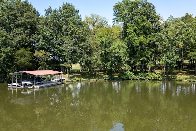 254 Davis Rd, Lebanon, TN 37087 - dock area featuring a water view