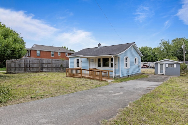 2504 Cecelia Ave, Maryville, TN 37804 - view of front facade featuring a chimney and an outdoor structure