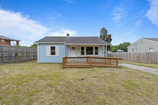 2504 Cecelia Ave, Maryville, TN 37804 - view of front facade with a wooden deck