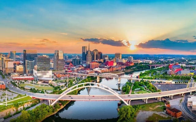 318 Sharp Way, Murfreesboro, TN 37128 - city view featuring a nearby body of water and a notable bridge