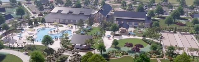 318 Sharp Way, Murfreesboro, TN 37128 - aerial overview of property's location with a pool area