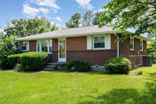 924 Shauna Dr, Nashville, TN 37214 - view of front of home with brick siding and a front lawn