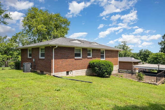 924 Shauna Dr, Nashville, TN 37214 - view of home's exterior with brick siding and central AC