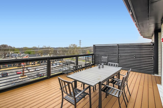 3303 Gallatin Pike Unit 202, Nashville, TN 37216 - wooden terrace featuring outdoor dining space