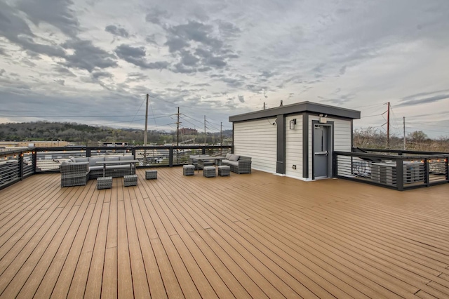 3303 Gallatin Pike Unit 202, Nashville, TN 37216 - deck with an outdoor hangout area