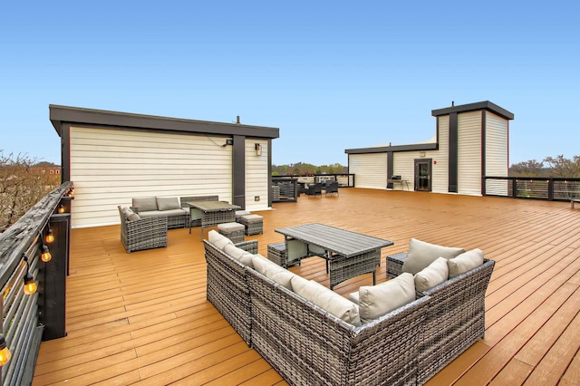 3303 Gallatin Pike Unit 202, Nashville, TN 37216 - deck featuring an outdoor living space