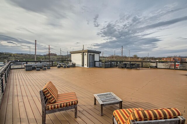 3303 Gallatin Pike Unit 202, Nashville, TN 37216 - view of wooden terrace