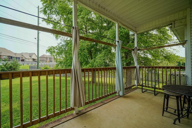 3302 Foxtrot Ct, Spring Hill, TN 37174 - view of patio / terrace with a residential view