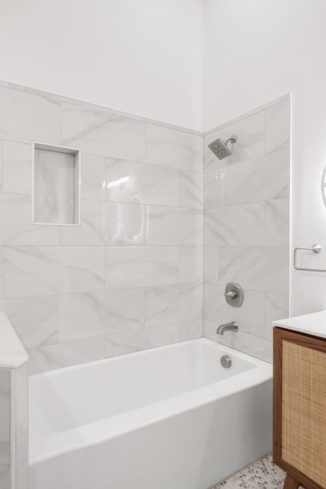408 Adair Rd, Nashville, TN 37214 - bathroom with shower / bath combination and vanity