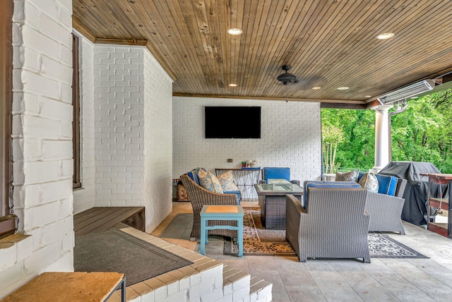 106 Ashton Park Blvd, Franklin, TN 37067 - view of patio with an outdoor living space