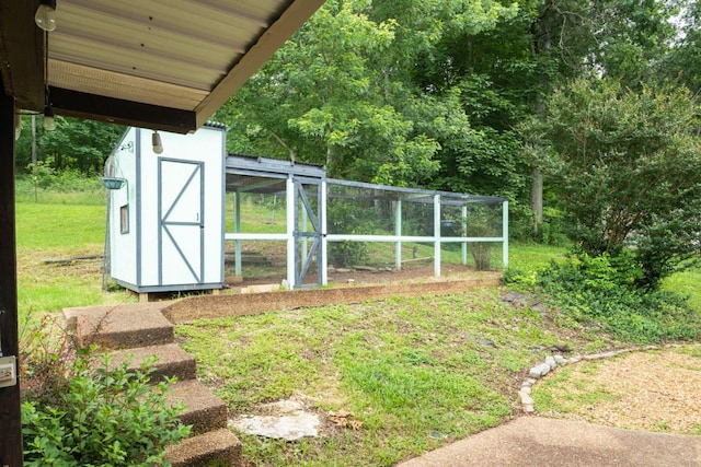 97 Whitefield Ln, Carthage, TN 37030 - view of yard featuring exterior structure and an outdoor structure