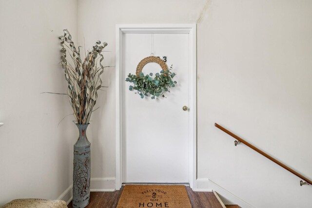 511 Jones St Unit C3, Old Hickory, TN 37138 - foyer entrance featuring dark wood finished floors