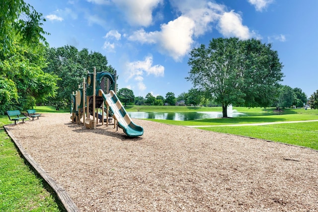 3113 Friars Bridge Pass, Franklin, TN 37064 - communal playground with a yard and a water view