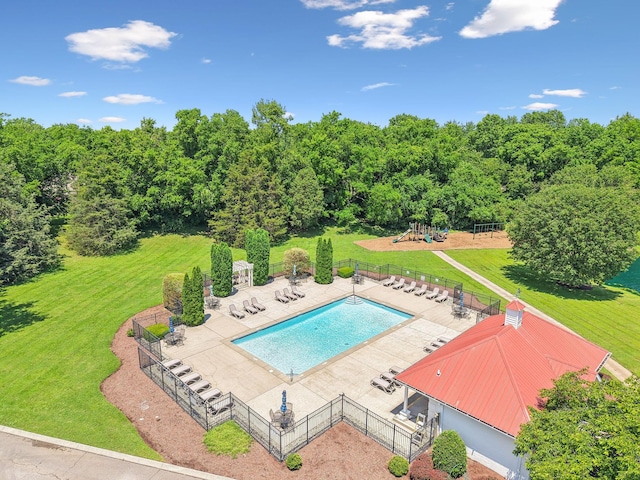 3113 Friars Bridge Pass, Franklin, TN 37064 - community pool featuring a patio