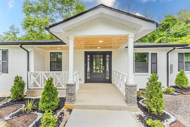 4044 Brick Church Pike, Nashville, TN 37207 - entrance to property with brick siding and covered porch