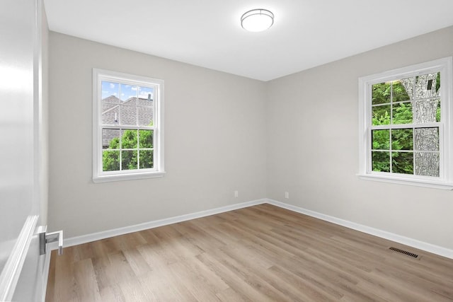 4044 Brick Church Pike, Nashville, TN 37207 - spare room featuring light wood-style flooring and baseboards