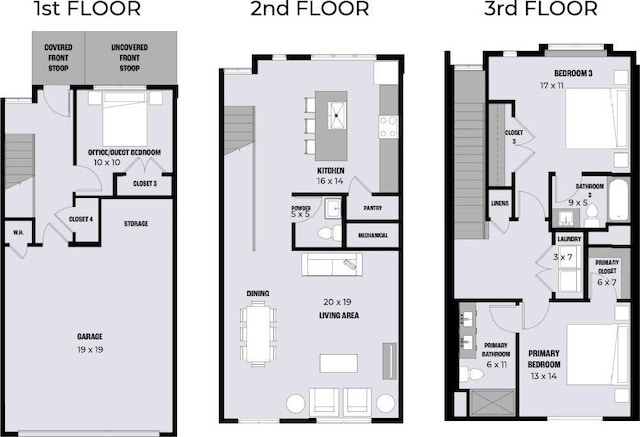 726 N Dupont Ave, Madison, TN 37115 - floor plan / room layout