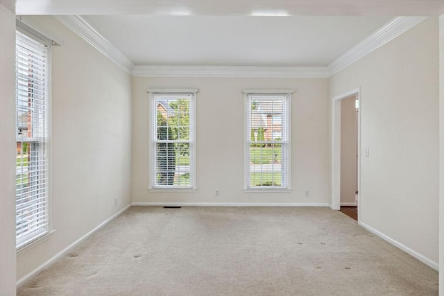 517 Ridgestone Dr, Franklin, TN 37064 - carpeted empty room featuring ornamental molding and baseboards