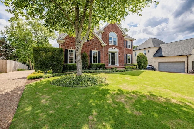 517 Ridgestone Dr, Franklin, TN 37064 - view of front of property featuring brick siding and a garage
