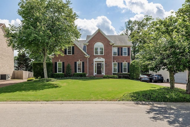 517 Ridgestone Dr, Franklin, TN 37064 - colonial home with brick siding and central air condition unit