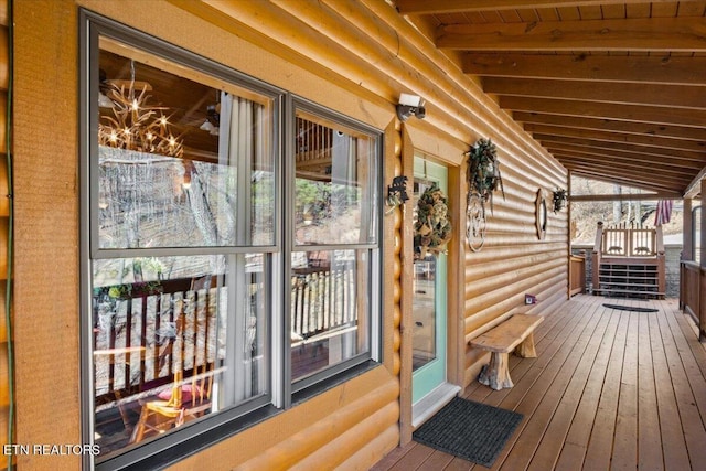 2732 Heather Ln Way, Sevierville, TN 37862 - view of wooden deck