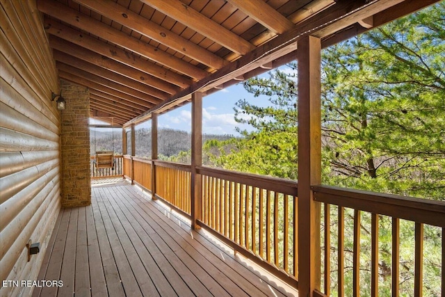 2732 Heather Ln Way, Sevierville, TN 37862 - view of wooden deck