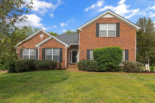 373 Baronswood Dr, Nolensville, TN 37135 - traditional-style house featuring brick siding and a front lawn