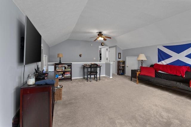 373 Baronswood Dr, Nolensville, TN 37135 - bedroom with lofted ceiling, carpet flooring, and baseboards