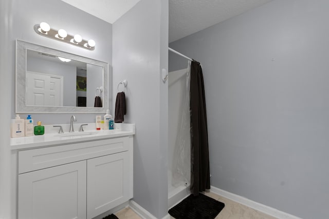 373 Baronswood Dr, Nolensville, TN 37135 - full bathroom with vanity, a shower with curtain, and baseboards