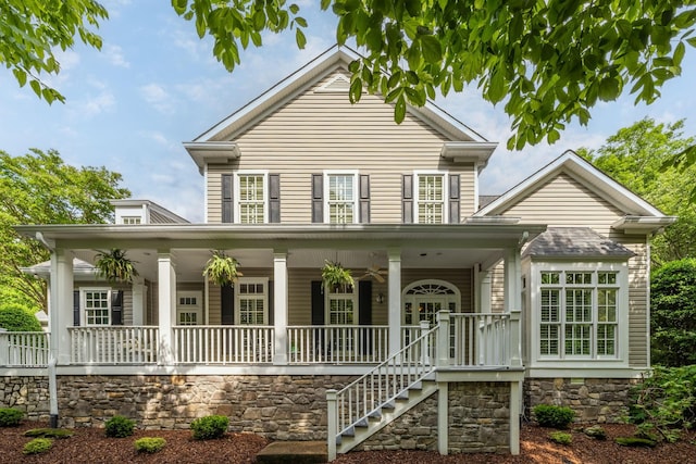 460 Whistler Cv, Franklin, TN 37067 - view of front of house with covered porch