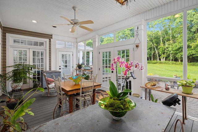 460 Whistler Cv, Franklin, TN 37067 - sunroom / solarium with french doors and plenty of natural light