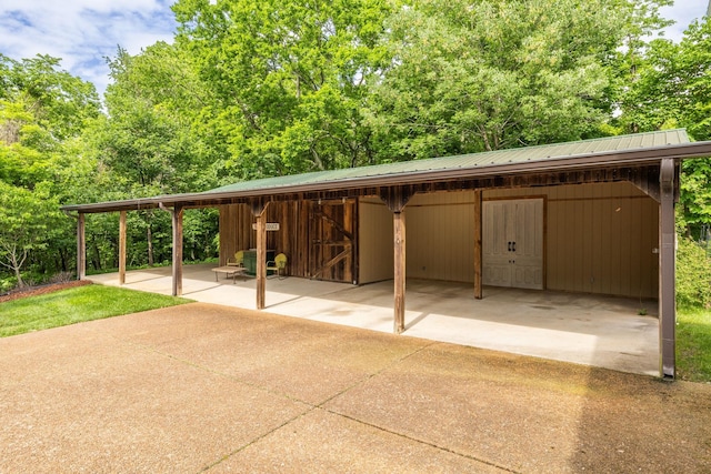 460 Whistler Cv, Franklin, TN 37067 - view of parking with an exterior structure