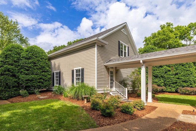 460 Whistler Cv, Franklin, TN 37067 - view of property exterior featuring a lawn and a shingled roof