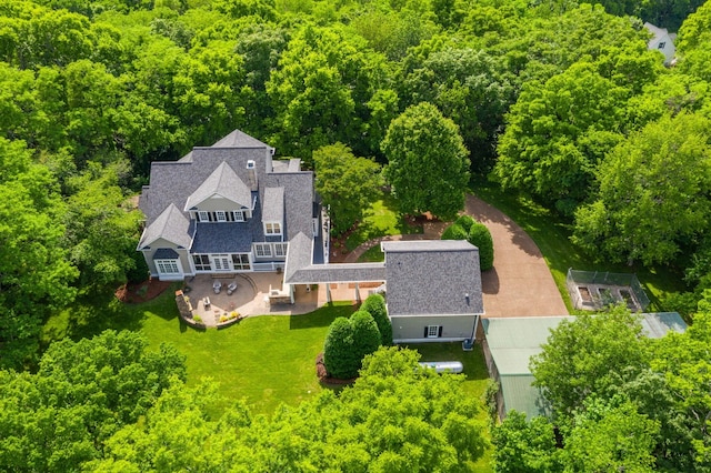 460 Whistler Cv, Franklin, TN 37067 - view of subject property with a heavily wooded area