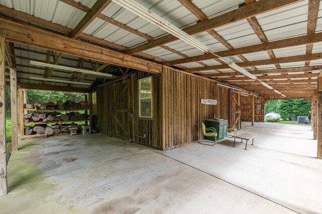 460 Whistler Cv, Franklin, TN 37067 - view of patio / terrace featuring an exterior structure, central AC, and an outbuilding
