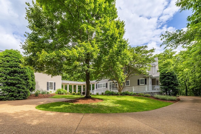 460 Whistler Cv, Franklin, TN 37067 - obstructed view of property featuring a front yard