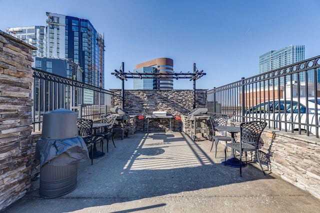 1803 Broadway Unit 201, Nashville, TN 37203 - view of patio / terrace with grilling area