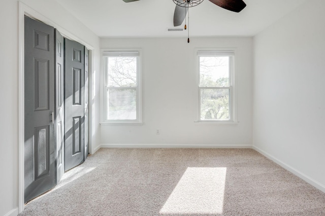 608 Claridge Ct, Franklin, TN 37064 - carpeted spare room with ceiling fan, healthy amount of natural light, and baseboards