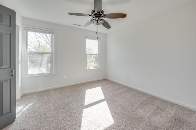608 Claridge Ct, Franklin, TN 37064 - carpeted empty room featuring baseboards and a ceiling fan