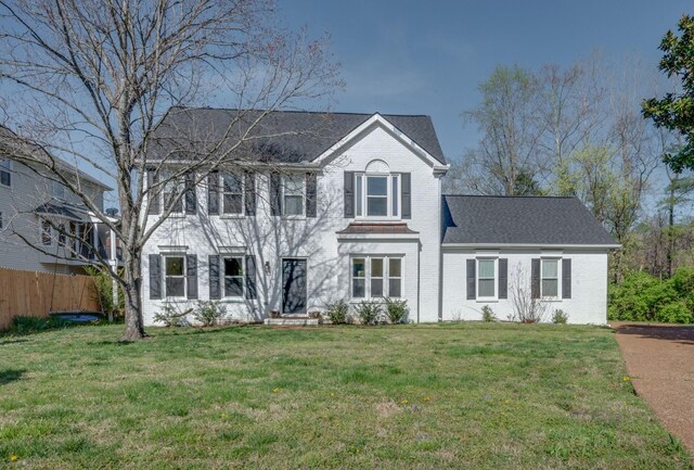 608 Claridge Ct, Franklin, TN 37064 - view of front of house with brick siding and roof with shingles
