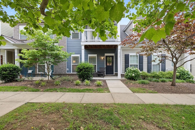 212 Walden Village Ln, Nashville, TN 37210 - view of front of home featuring a balcony