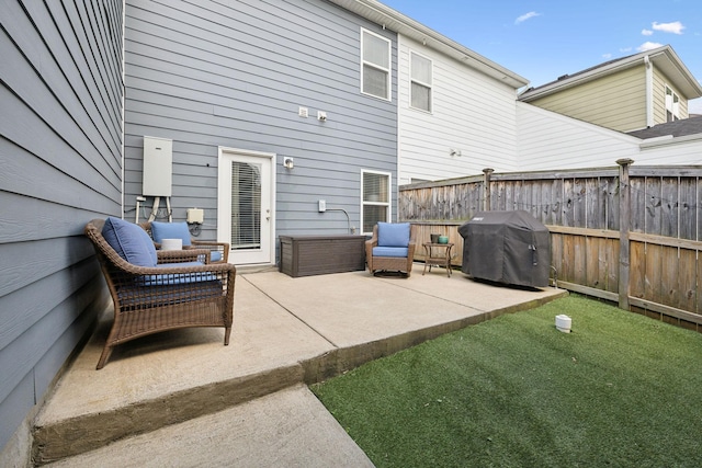 212 Walden Village Ln, Nashville, TN 37210 - view of patio with grilling area