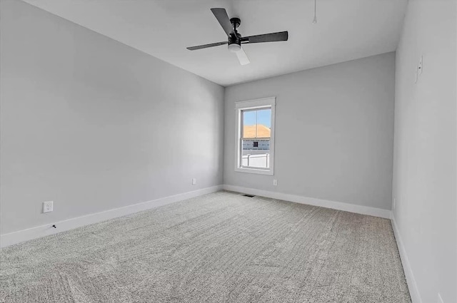 691 Compton Rd, Murfreesboro, TN 37130 - empty room with baseboards, carpet flooring, and ceiling fan