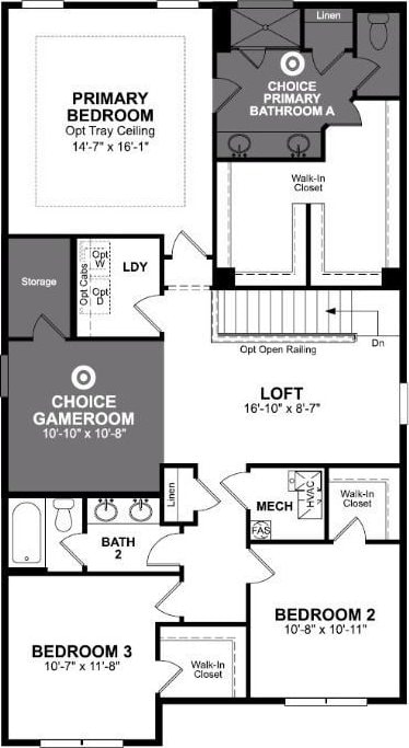 1006 Zane Dr, Mount Juliet, TN 37122 - floor plan / room layout