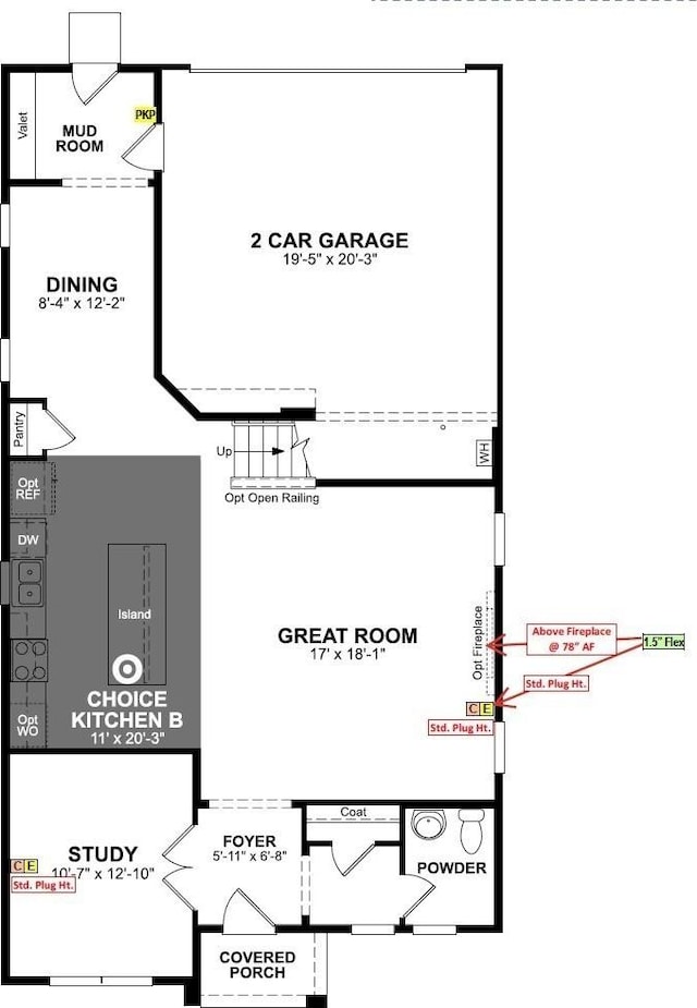 1107 Codah Dr, Mount Juliet, TN 37122 - room layout