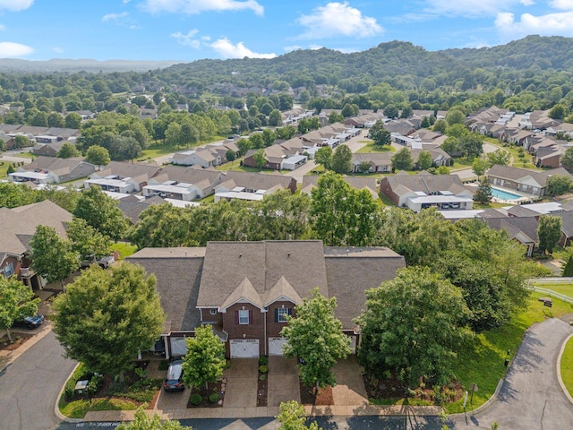 1816 Brentwood Pointe, Franklin, TN 37067 - aerial perspective of suburban area with a mountainous background